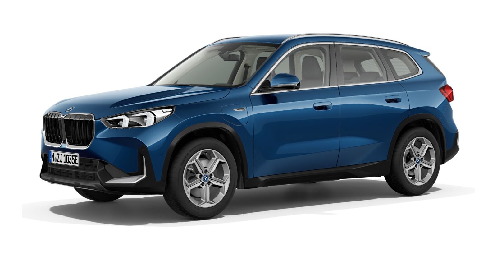 BMW BMW X in Blau von vorne BMW BMW X in Blau von vorne