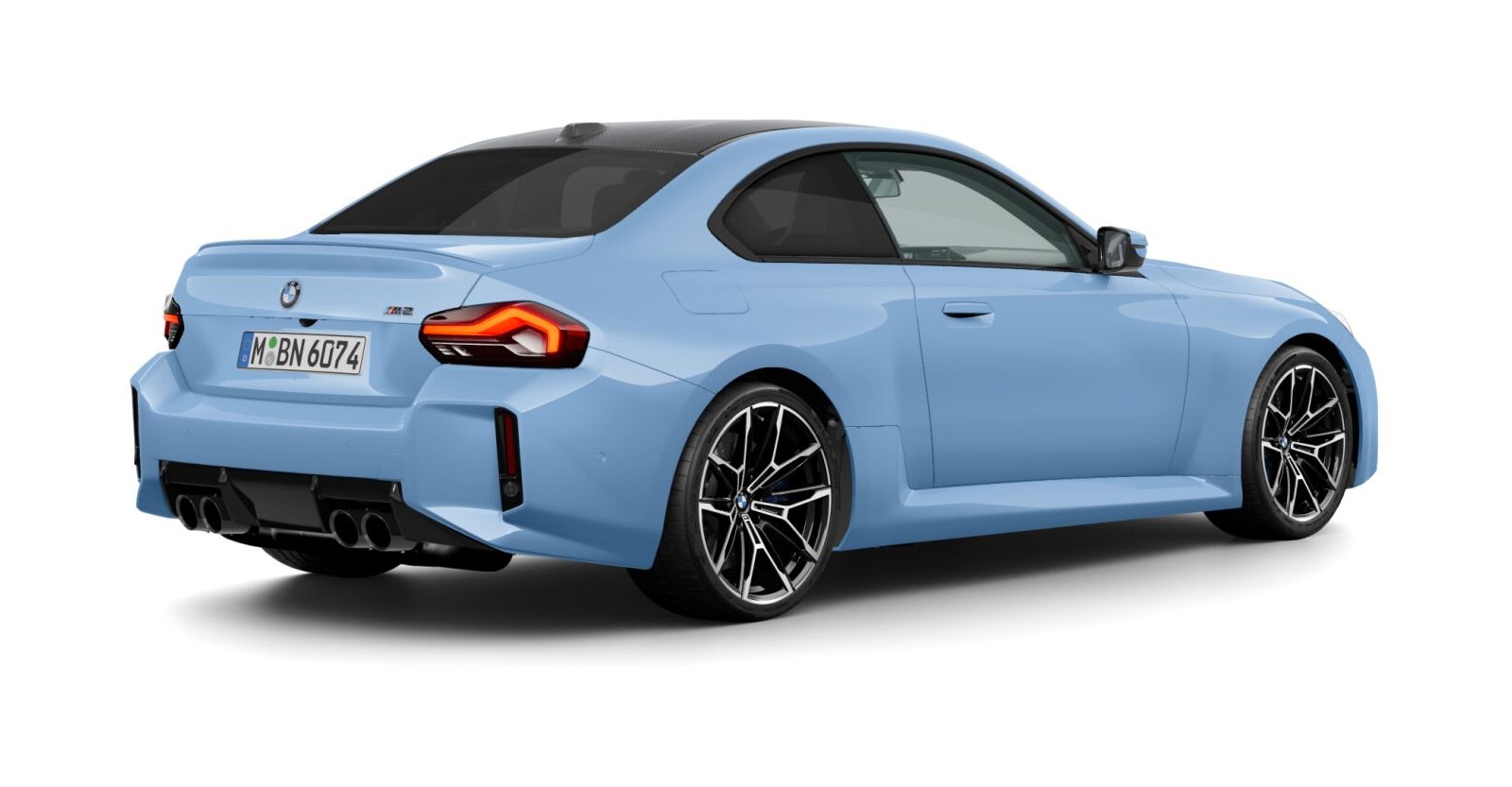 BMW BMW M in Blau von hinten BMW BMW M in Blau von hinten