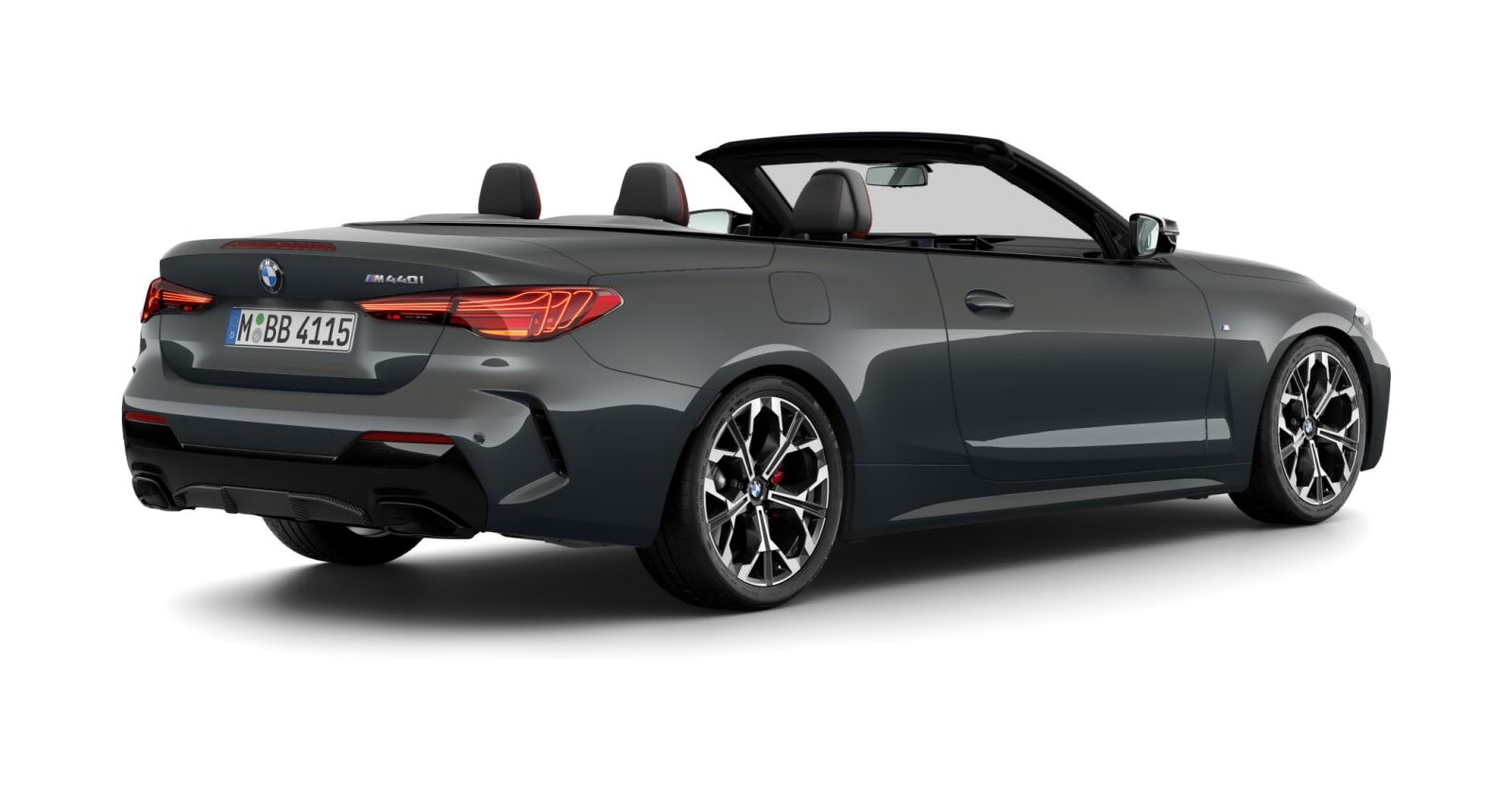 BMW BMW 4er in Grau von hinten BMW BMW 4er in Grau von hinten