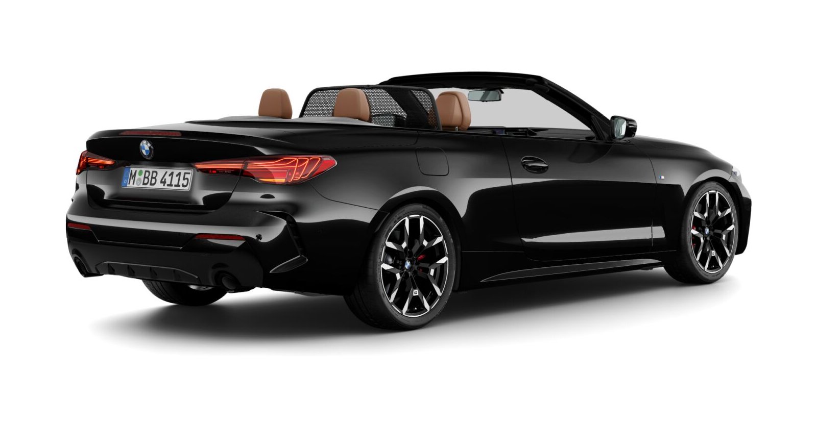 BMW BMW 4er in Schwarz von hinten BMW BMW 4er in Schwarz von hinten