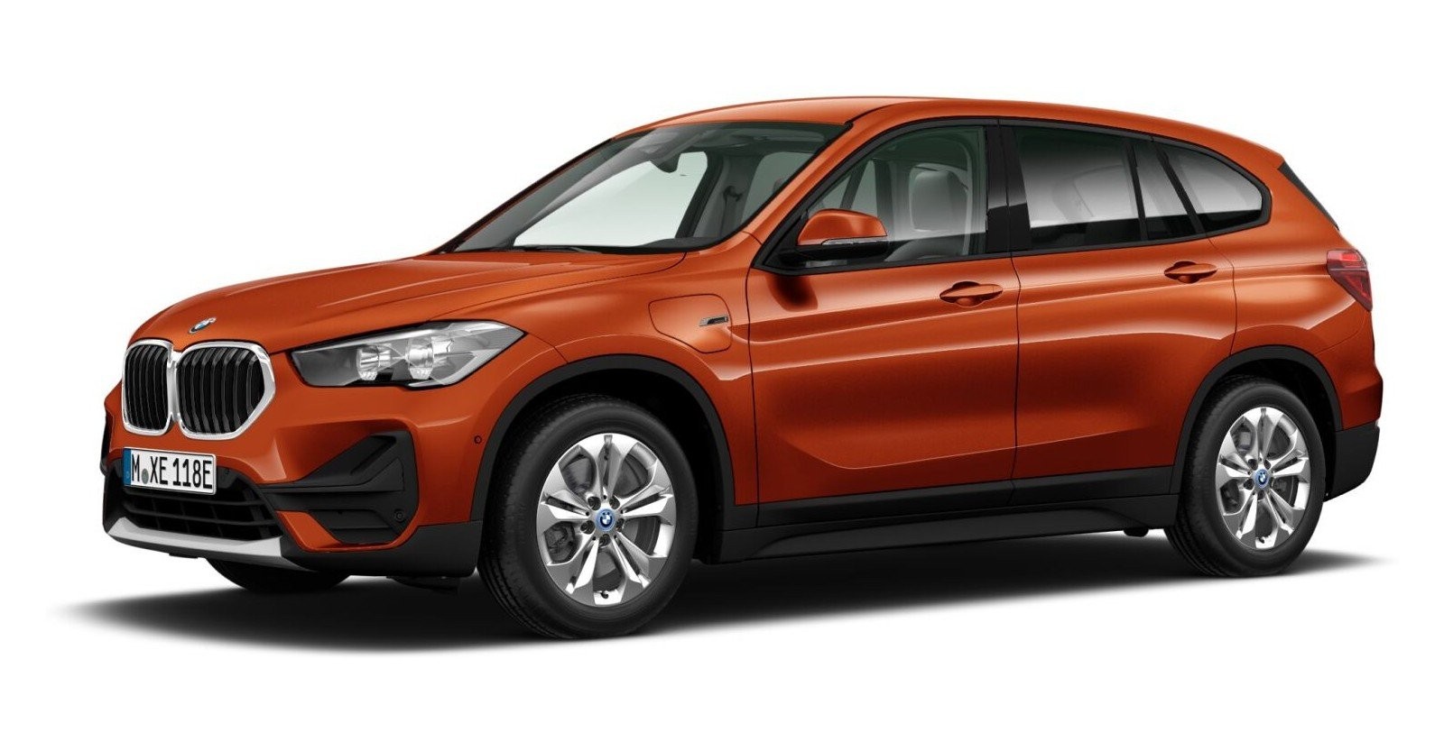 BMW BMW X in Orange von vorne BMW BMW X in Orange von vorne