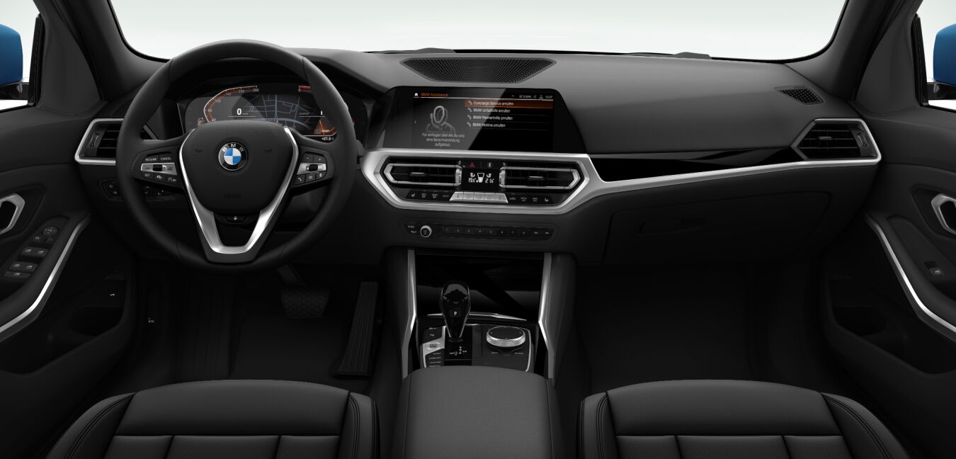 BMW BMW 3er im Innenraum von vorne BMW BMW 3er im Innenraum von vorne