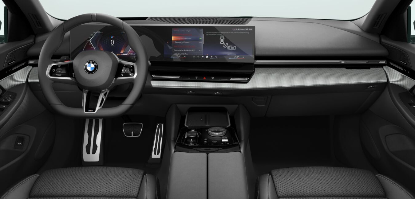 BMW BMW 5er im Innenraum von vorne BMW BMW 5er im Innenraum von vorne
