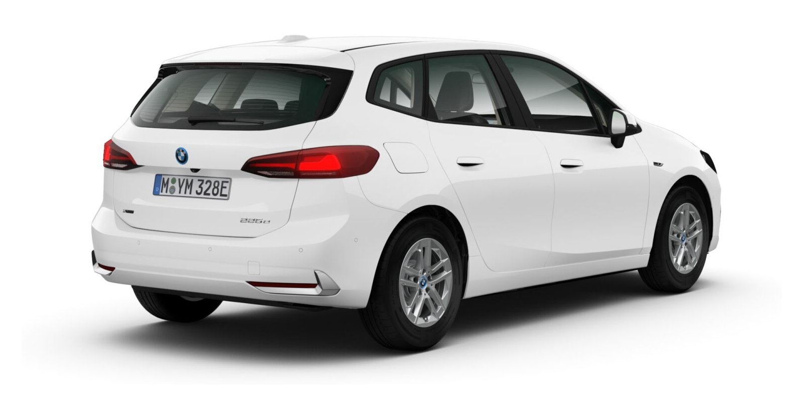 BMW BMW 2er in Weiß von hinten