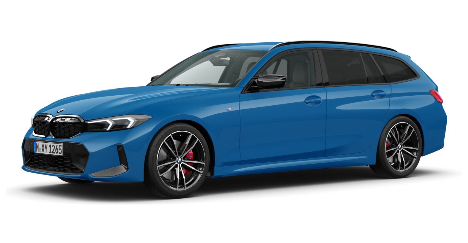 BMW BMW 3er in Blau von vorne