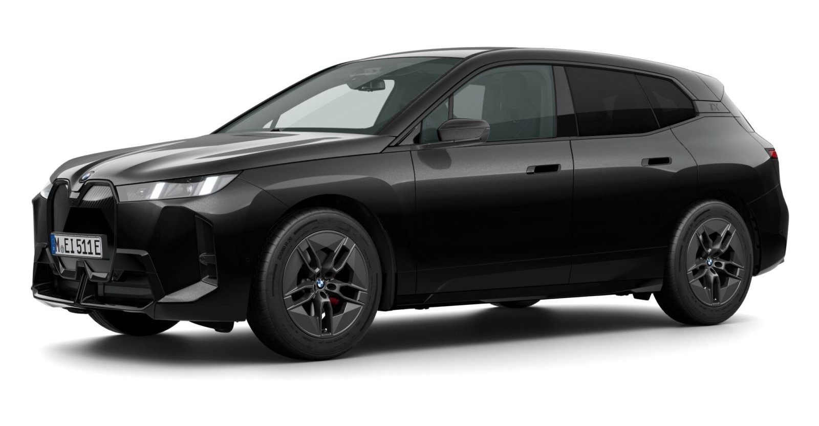 BMW BMW I in Schwarz von vorne BMW BMW I in Schwarz von vorne