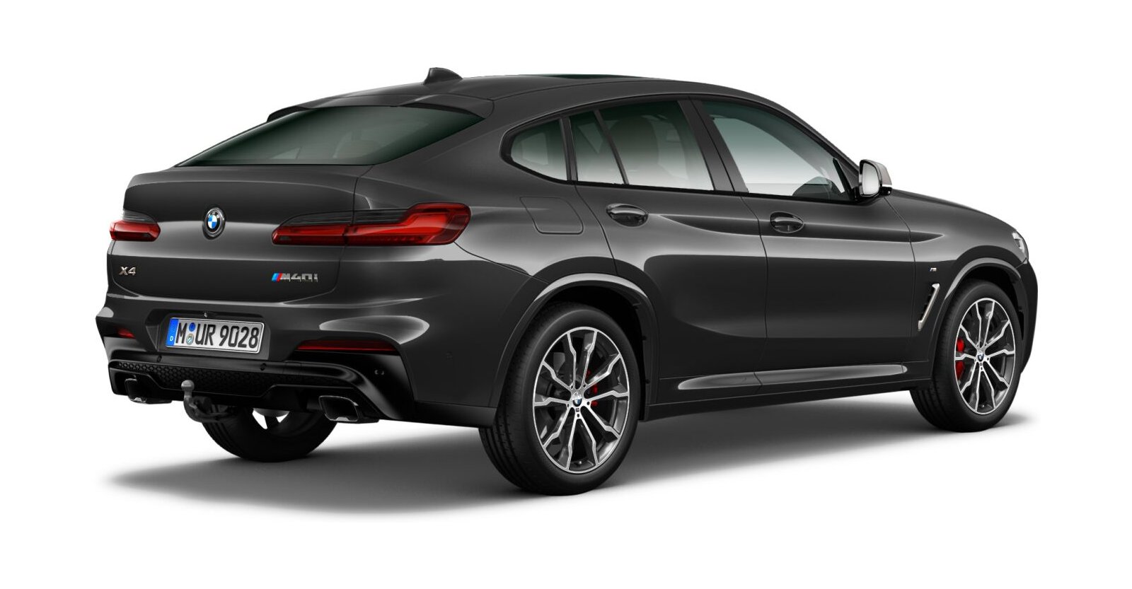BMW BMW X in Grau von hinten BMW BMW X in Grau von hinten