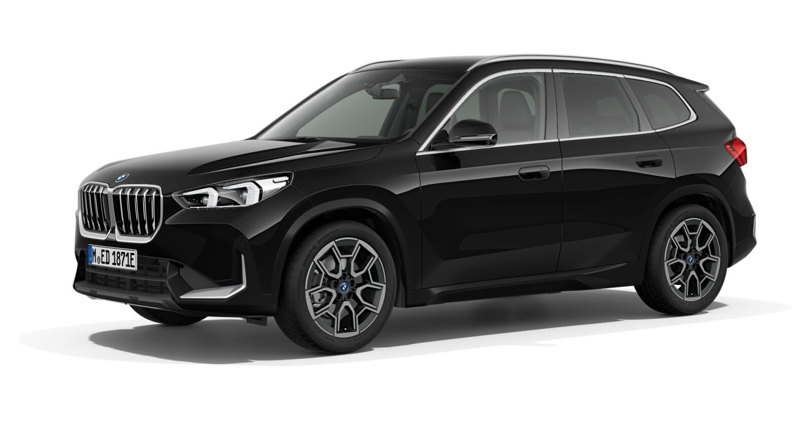 BMW BMW I in Schwarz von vorne BMW BMW I in Schwarz von vorne