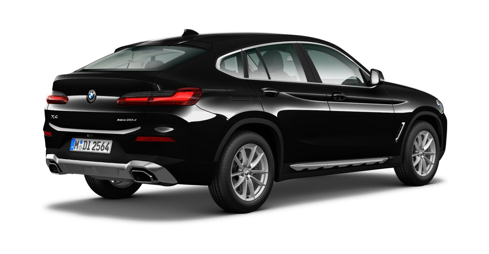 BMW BMW X in Schwarz von hinten BMW BMW X in Schwarz von hinten