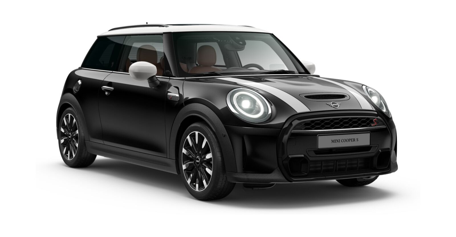 MINI MINI 3-Türer in Schwarz von vorne MINI MINI 3-Türer in Schwarz von vorne