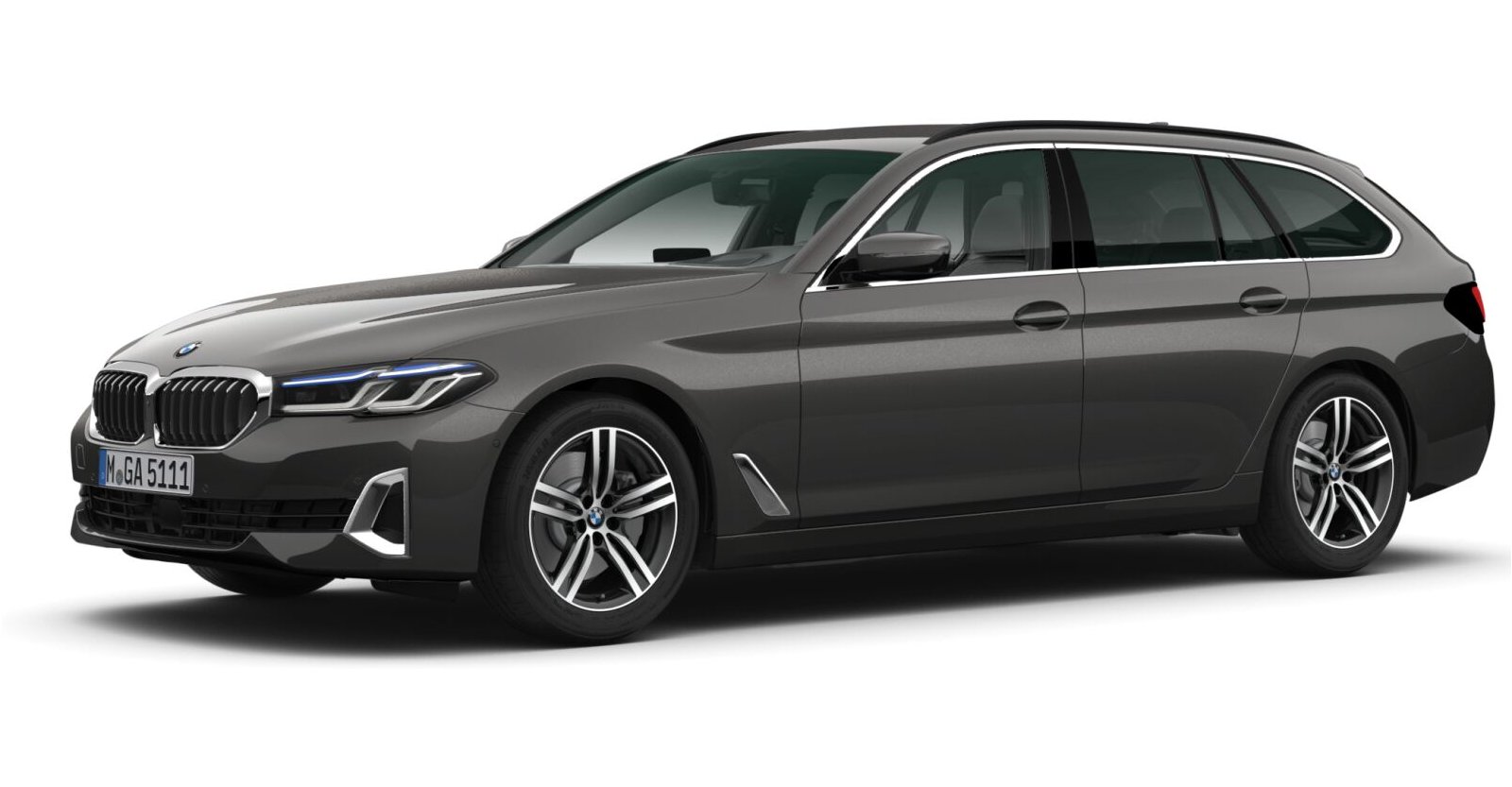 BMW BMW 5er in Grau von vorne BMW BMW 5er in Grau von vorne