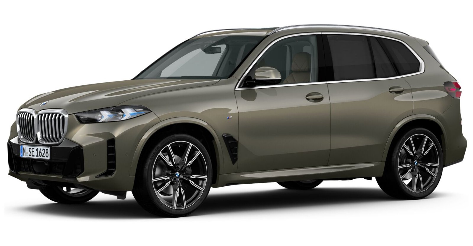 BMW X5 xDrive30d in Grün von vorne BMW X5 xDrive30d in Grün von vorne