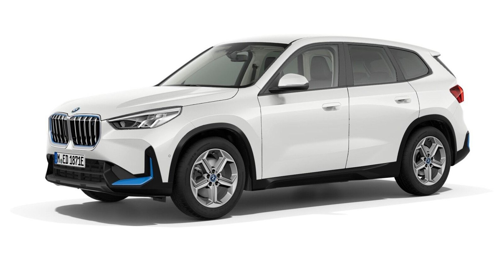 BMW BMW I in Weiß von vorne BMW BMW I in Weiß von vorne