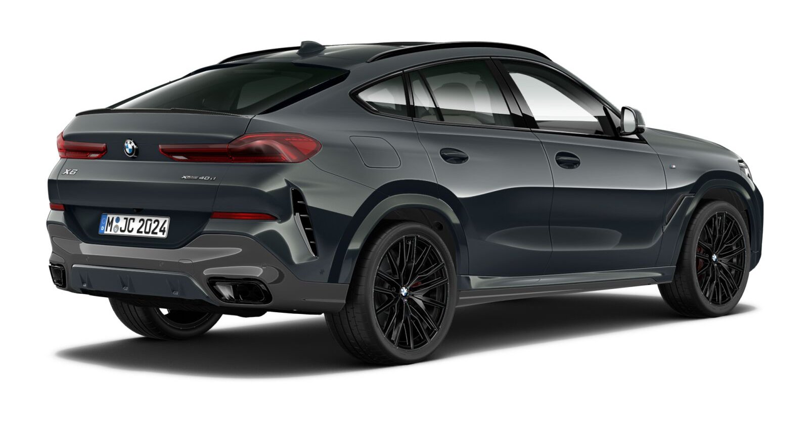BMW BMW X in Grau von hinten BMW BMW X in Grau von hinten