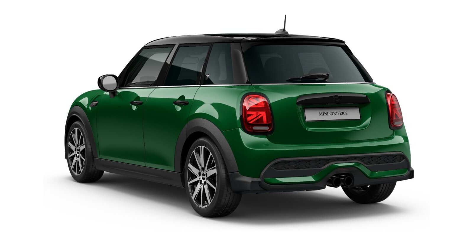 MINI MINI 5-Türer in Grün von hinten