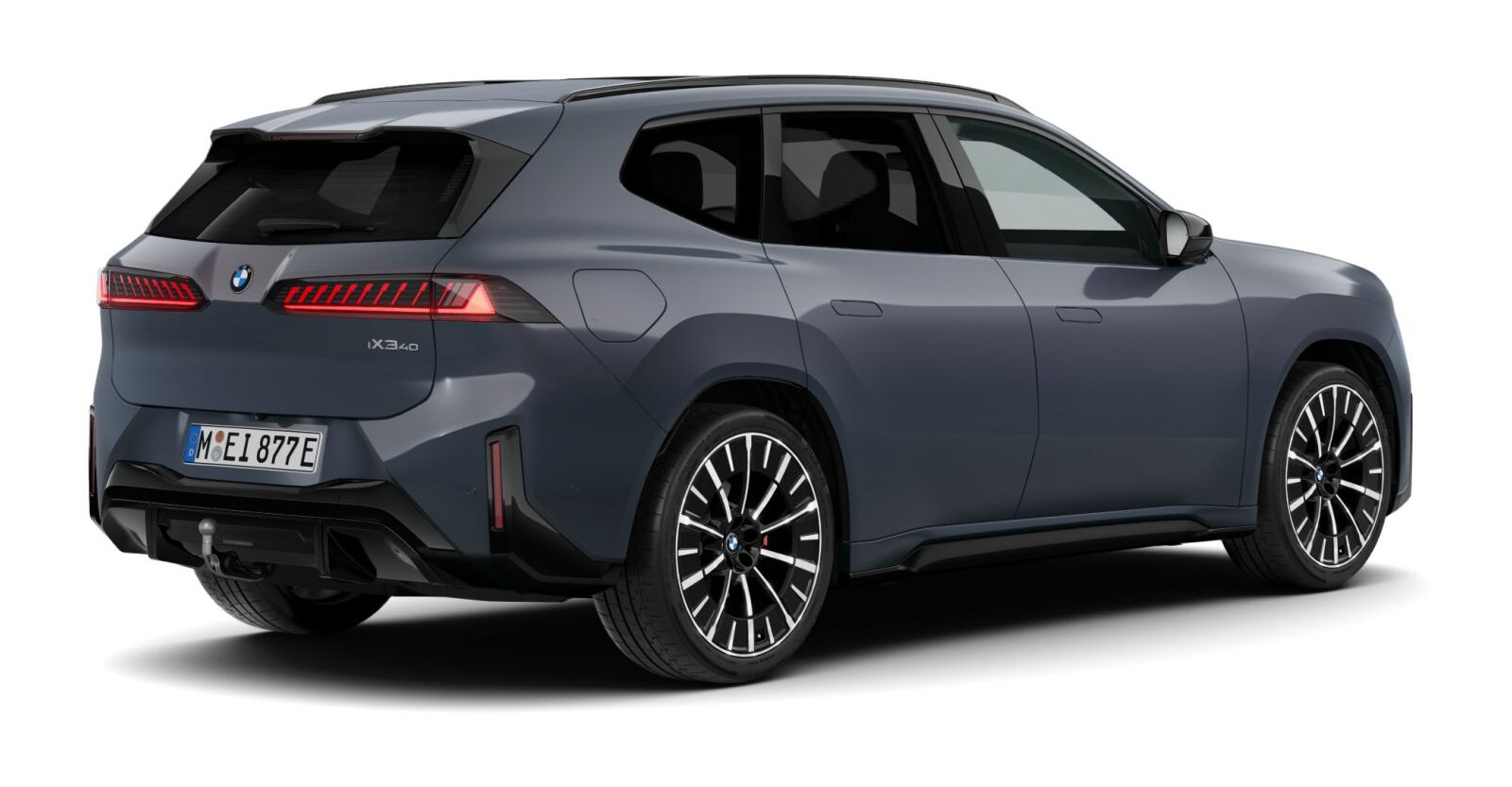 BMW BMW I in Grau von hinten