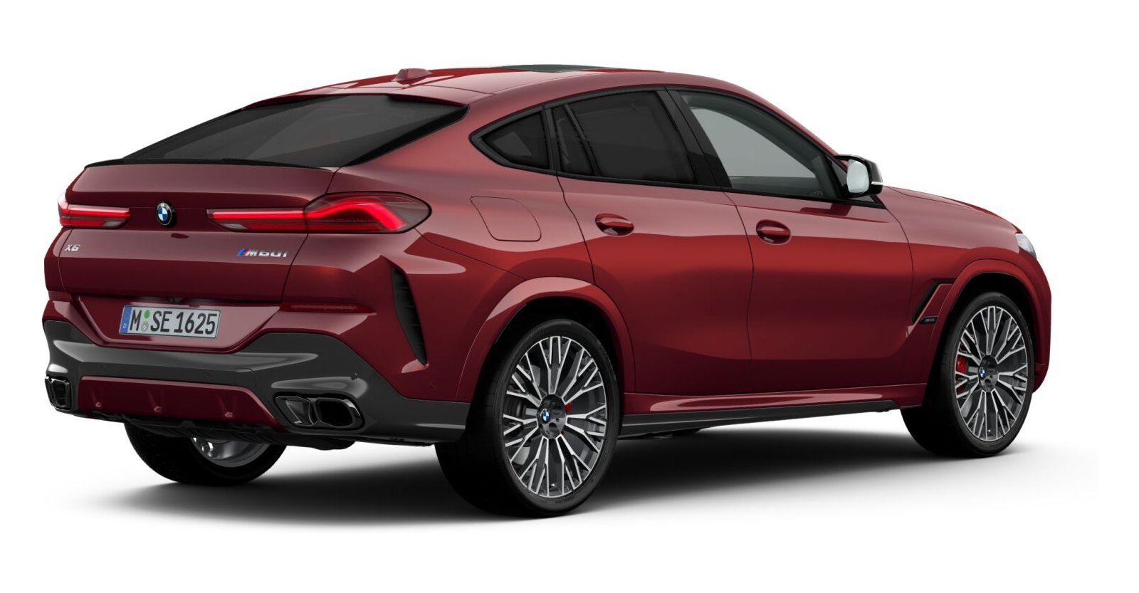 BMW BMW X in Rot von hinten BMW BMW X in Rot von hinten