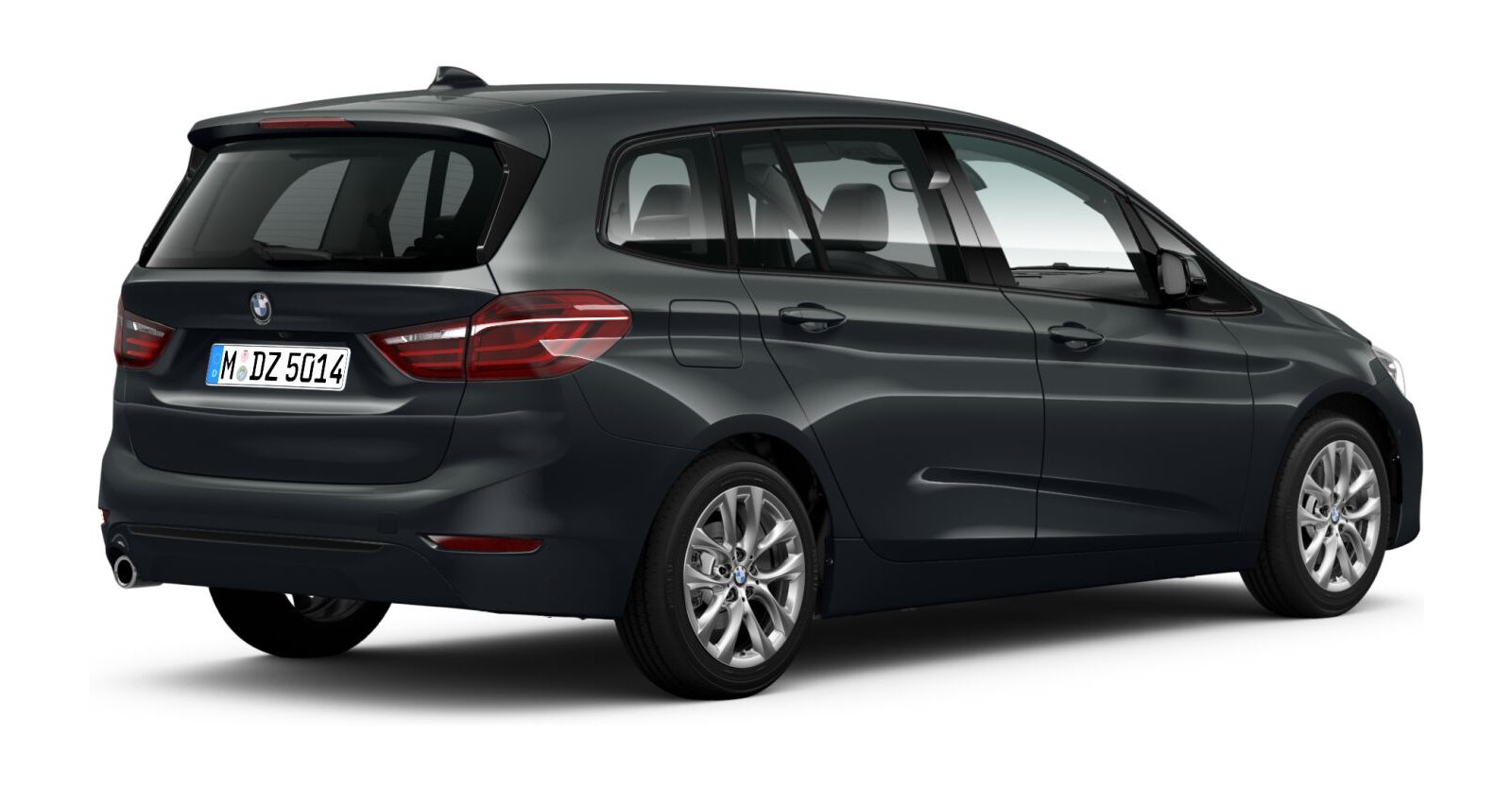 BMW BMW 2er in Grau von hinten