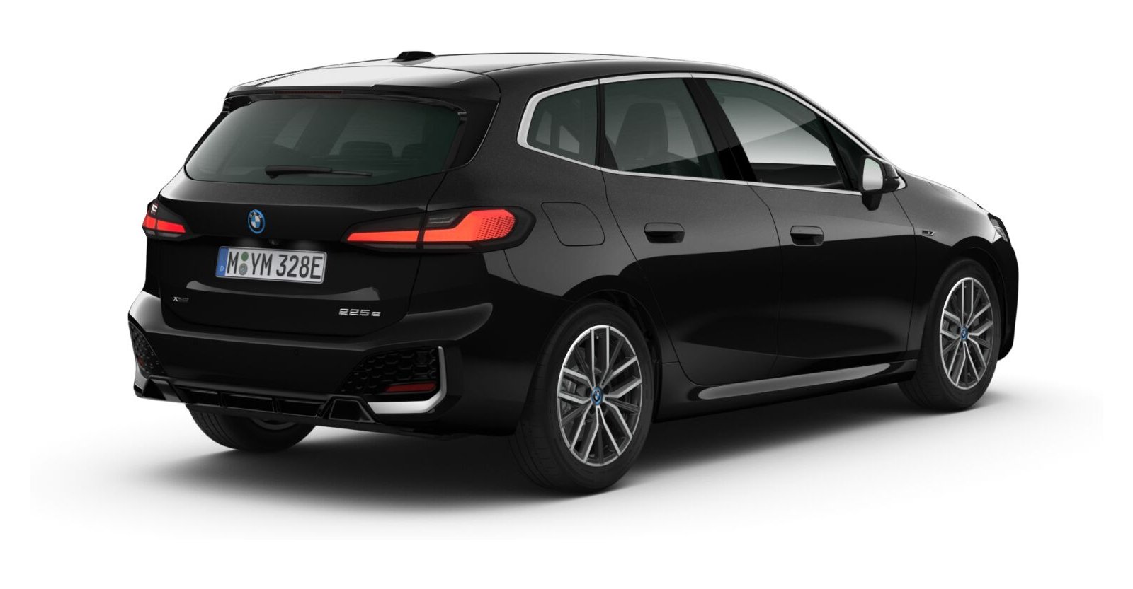 BMW BMW 2er in Schwarz von hinten BMW BMW 2er in Schwarz von hinten