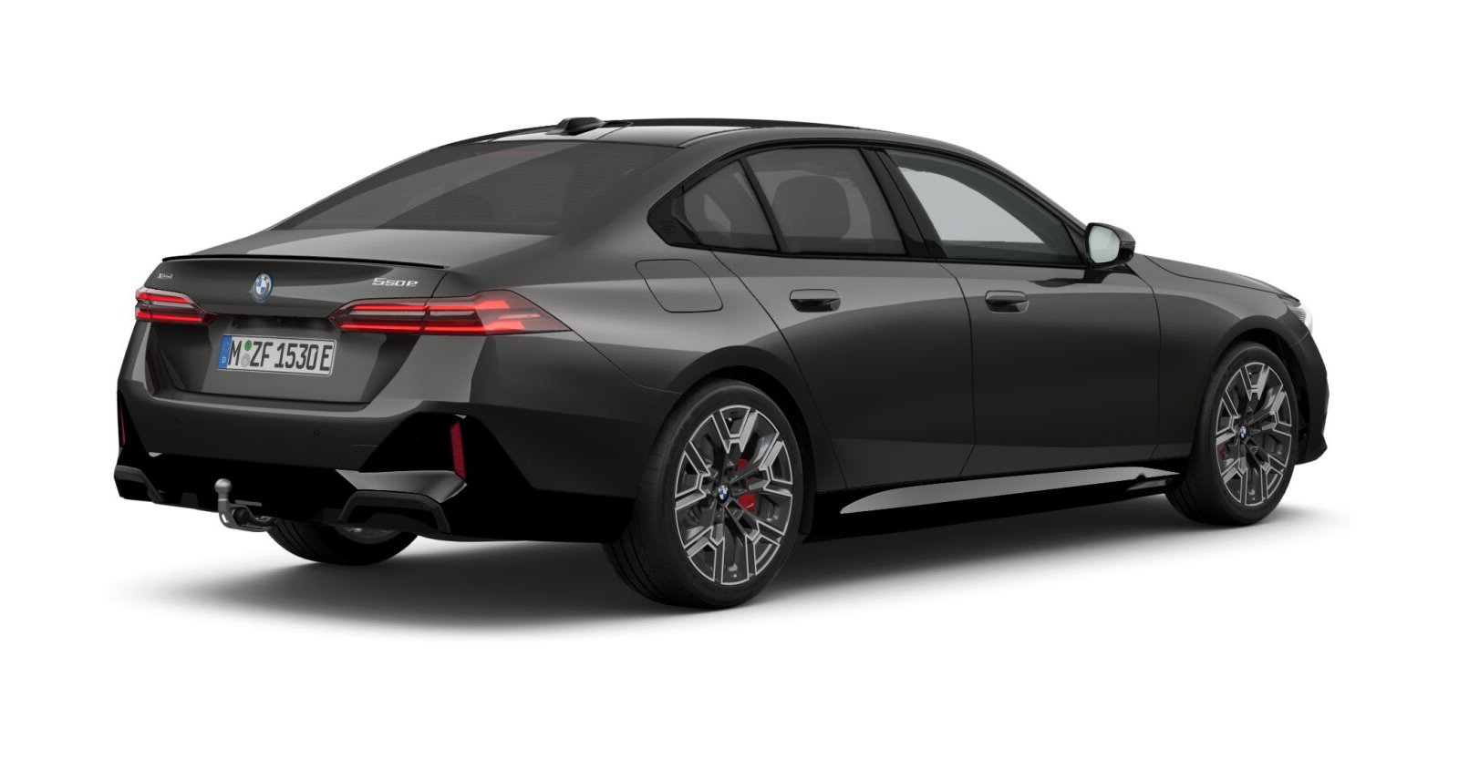 BMW BMW 5er in Grau von hinten BMW BMW 5er in Grau von hinten