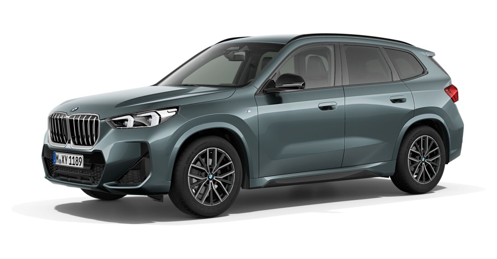 BMW X1 sDrive20i in Grün von vorne BMW X1 sDrive20i in Grün von vorne