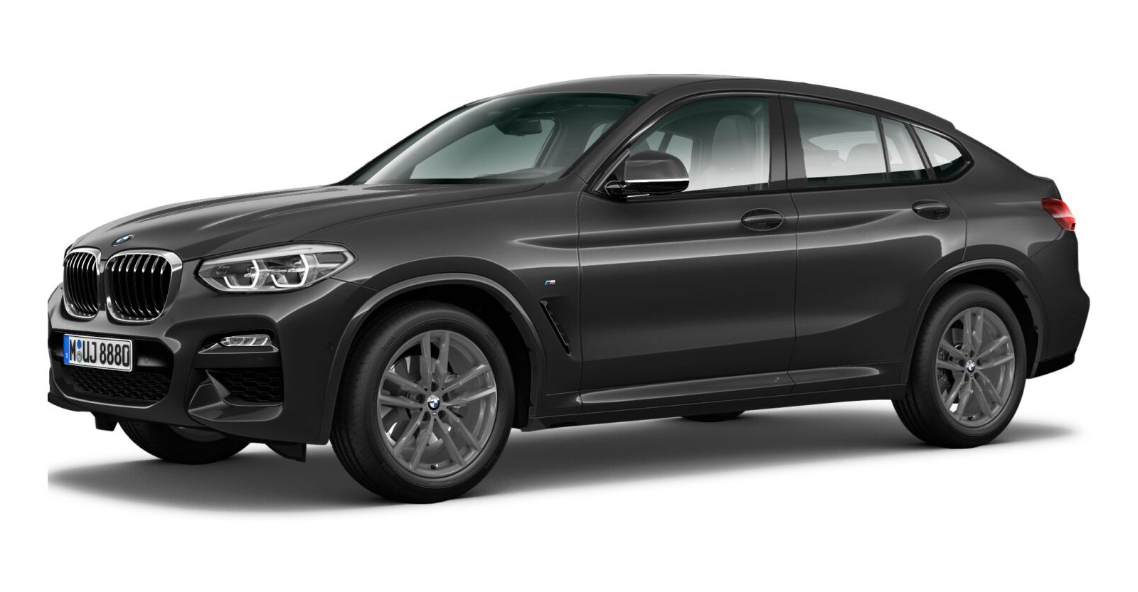 BMW X4 xDrive20d in Grau von vorne BMW X4 xDrive20d in Grau von vorne