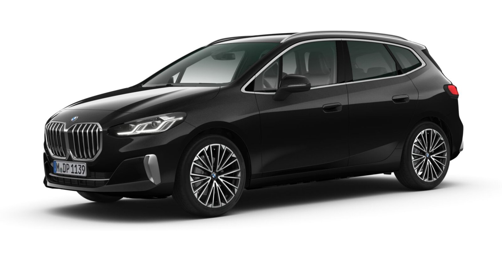 BMW BMW 2er in Schwarz von vorne