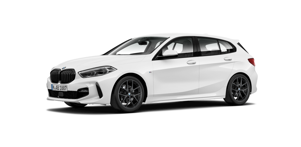 BMW BMW 1er in Weiß von vorne BMW BMW 1er in Weiß von vorne