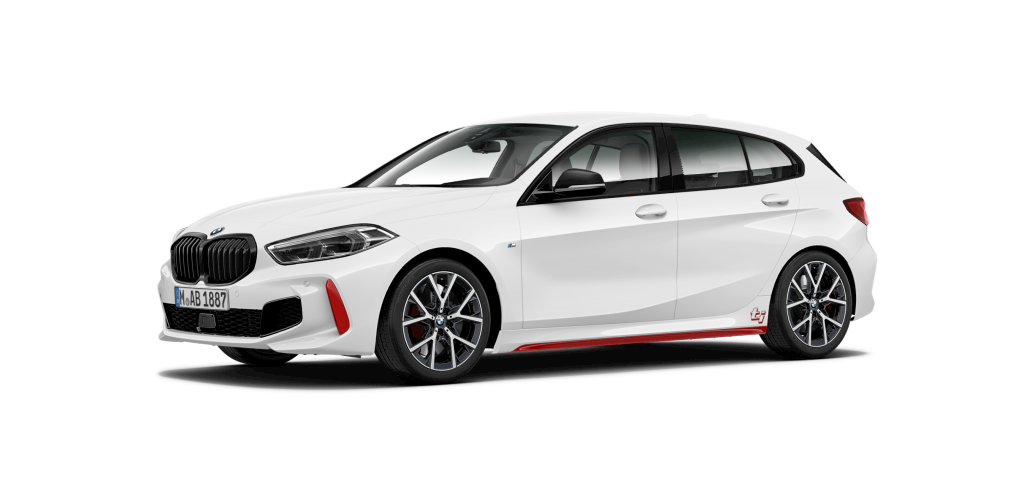 BMW 128Ti in Weiß von vorne BMW 128Ti in Weiß von vorne