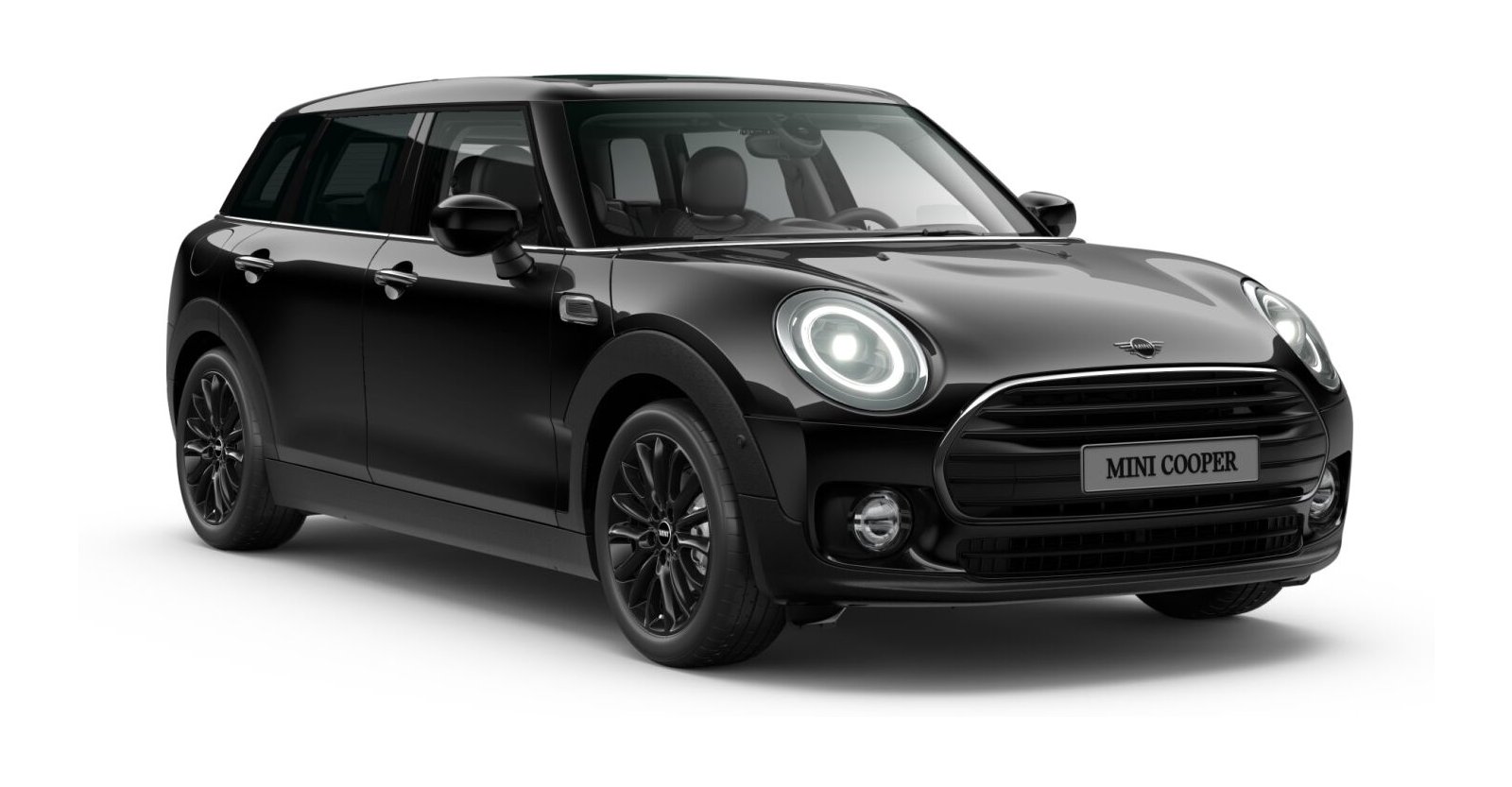 MINI Cooper Clubman in Schwarz von vorne MINI Cooper Clubman in Schwarz von vorne