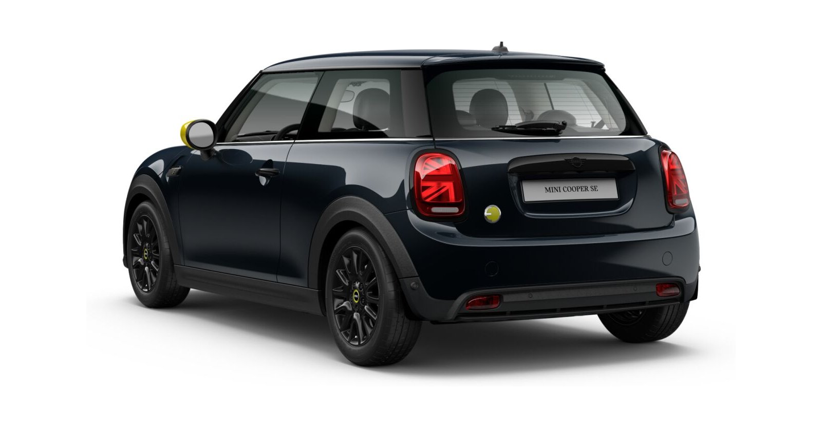 MINI MINI 3-Türer in Schwarz von hinten