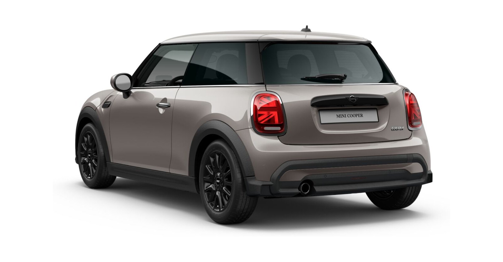 MINI MINI 3-Türer in Grau von hinten MINI MINI 3-Türer in Grau von hinten