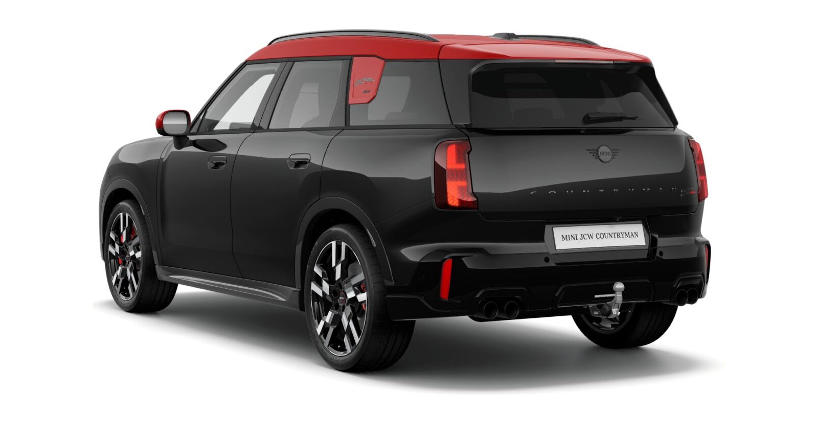 MINI MINI Countryman in Schwarz von hinten