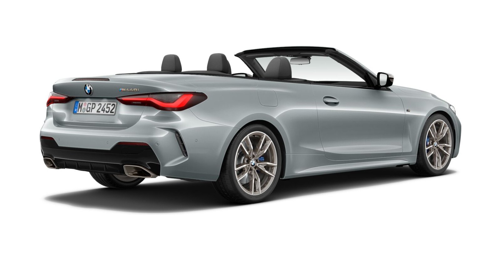 BMW BMW 4er in Grau von hinten BMW BMW 4er in Grau von hinten