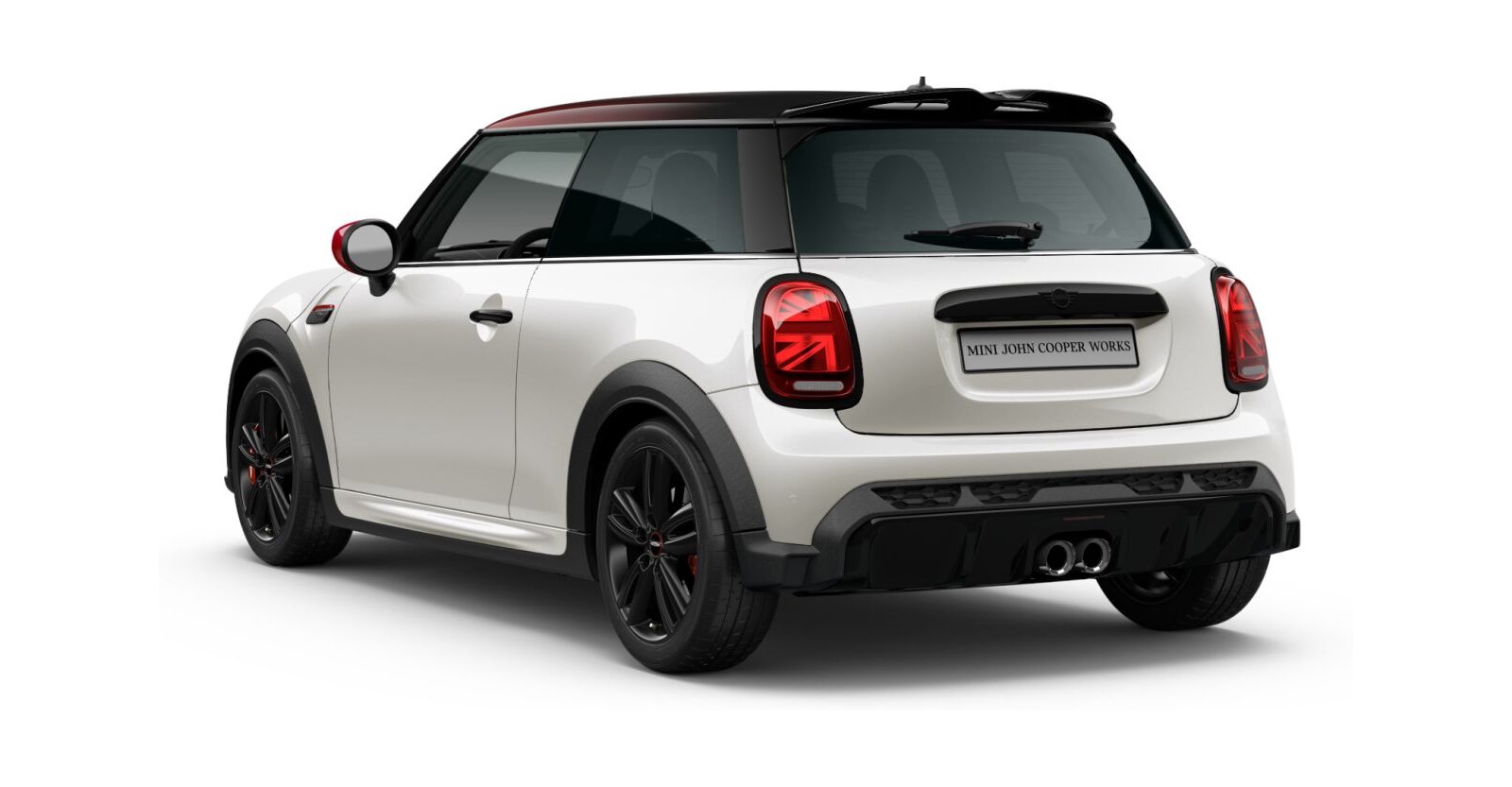 MINI MINI 3-Türer in Weiß von hinten