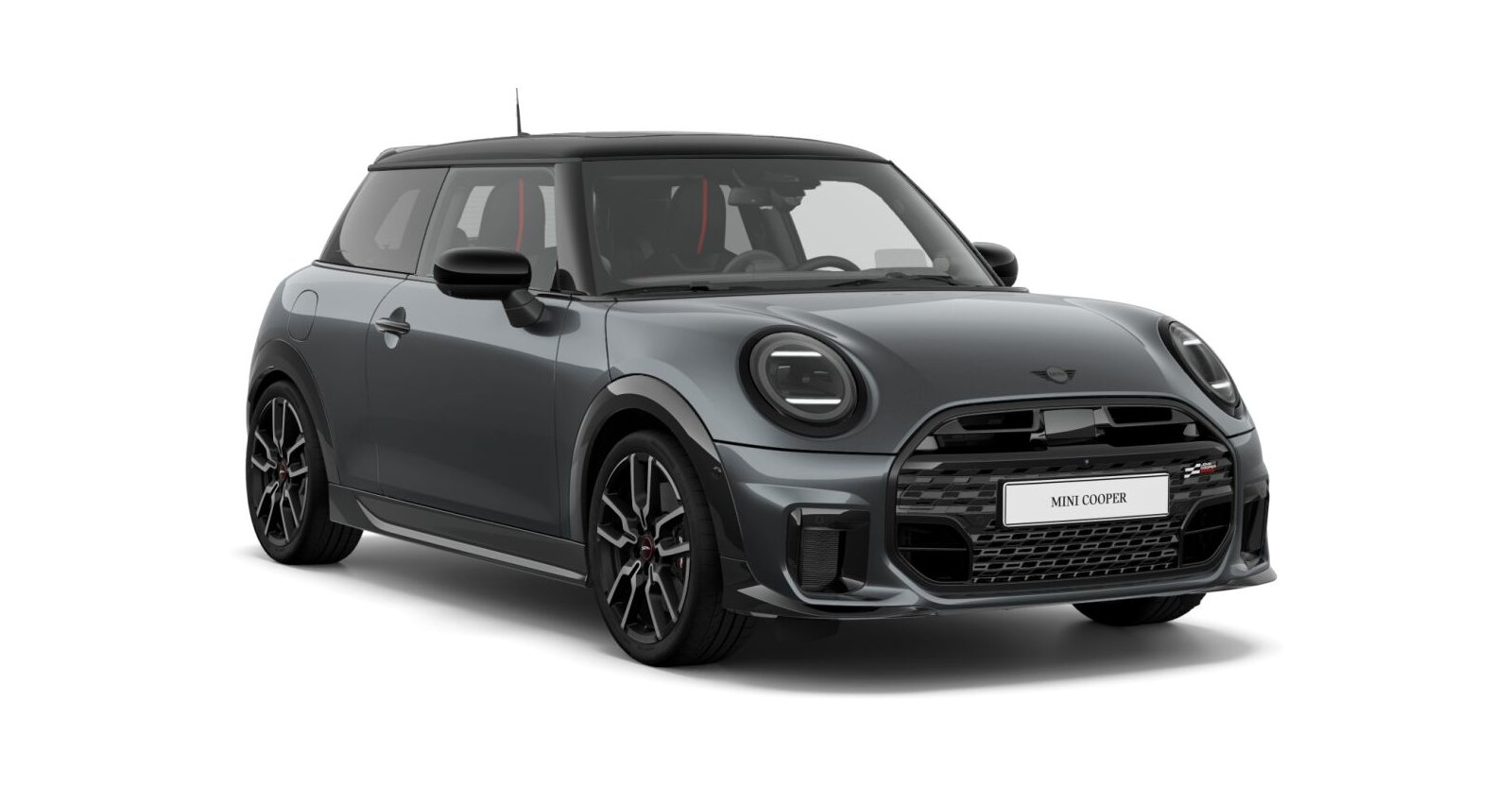 MINI Cooper S in Grau von vorne MINI Cooper S in Grau von vorne