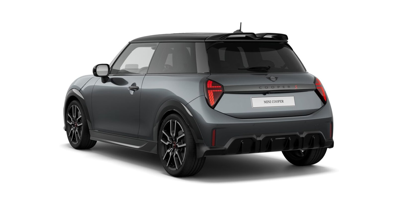 MINI MINI 3-Türer in Grau von hinten MINI MINI 3-Türer in Grau von hinten