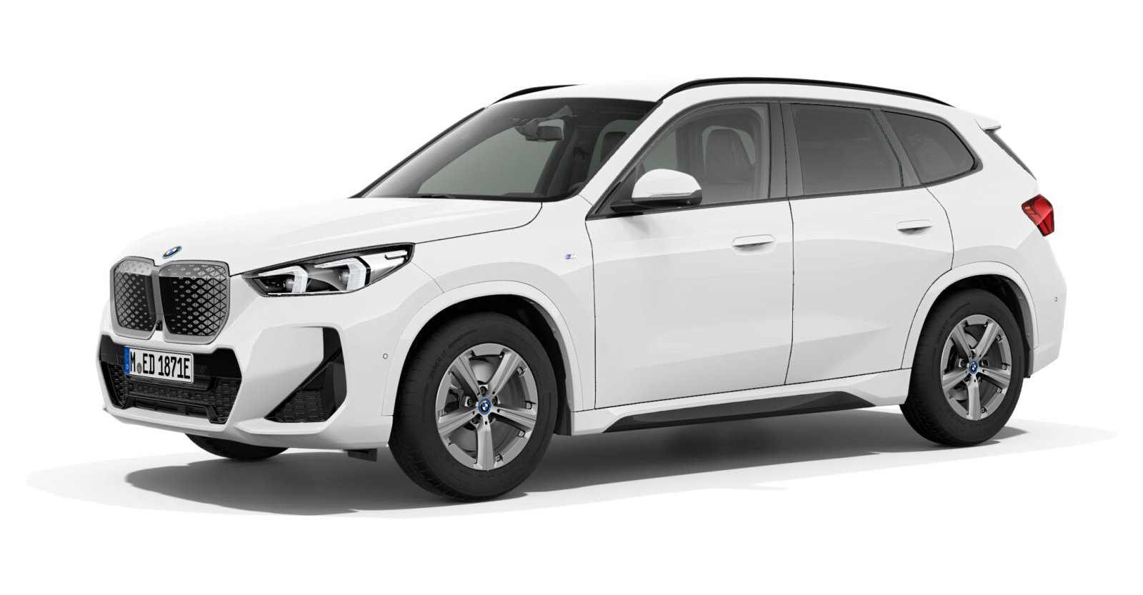 BMW BMW I in Weiß von vorne BMW BMW I in Weiß von vorne