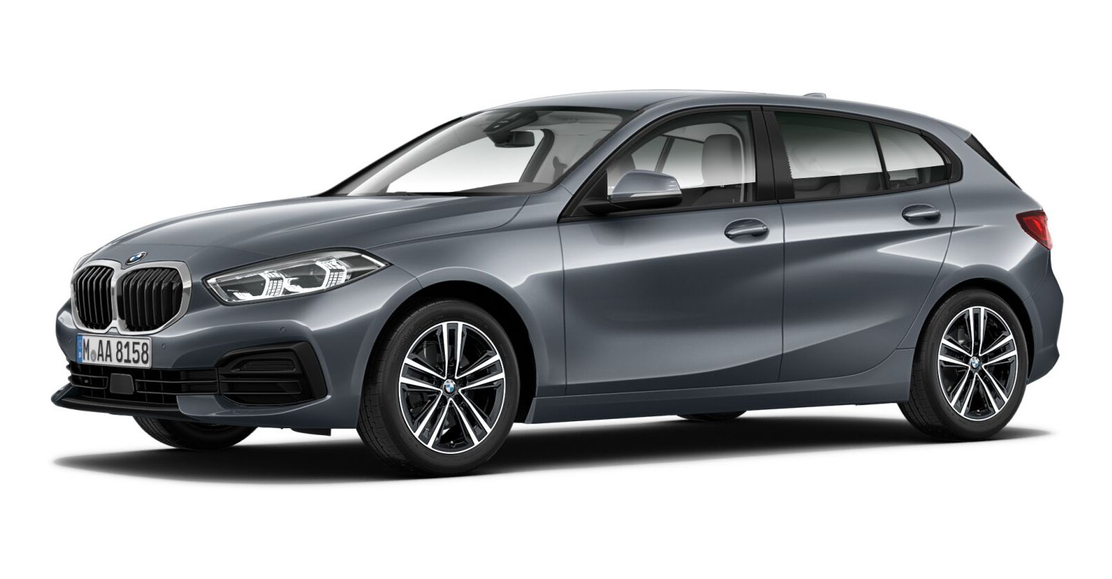 BMW BMW 1er in Grau von vorne BMW BMW 1er in Grau von vorne