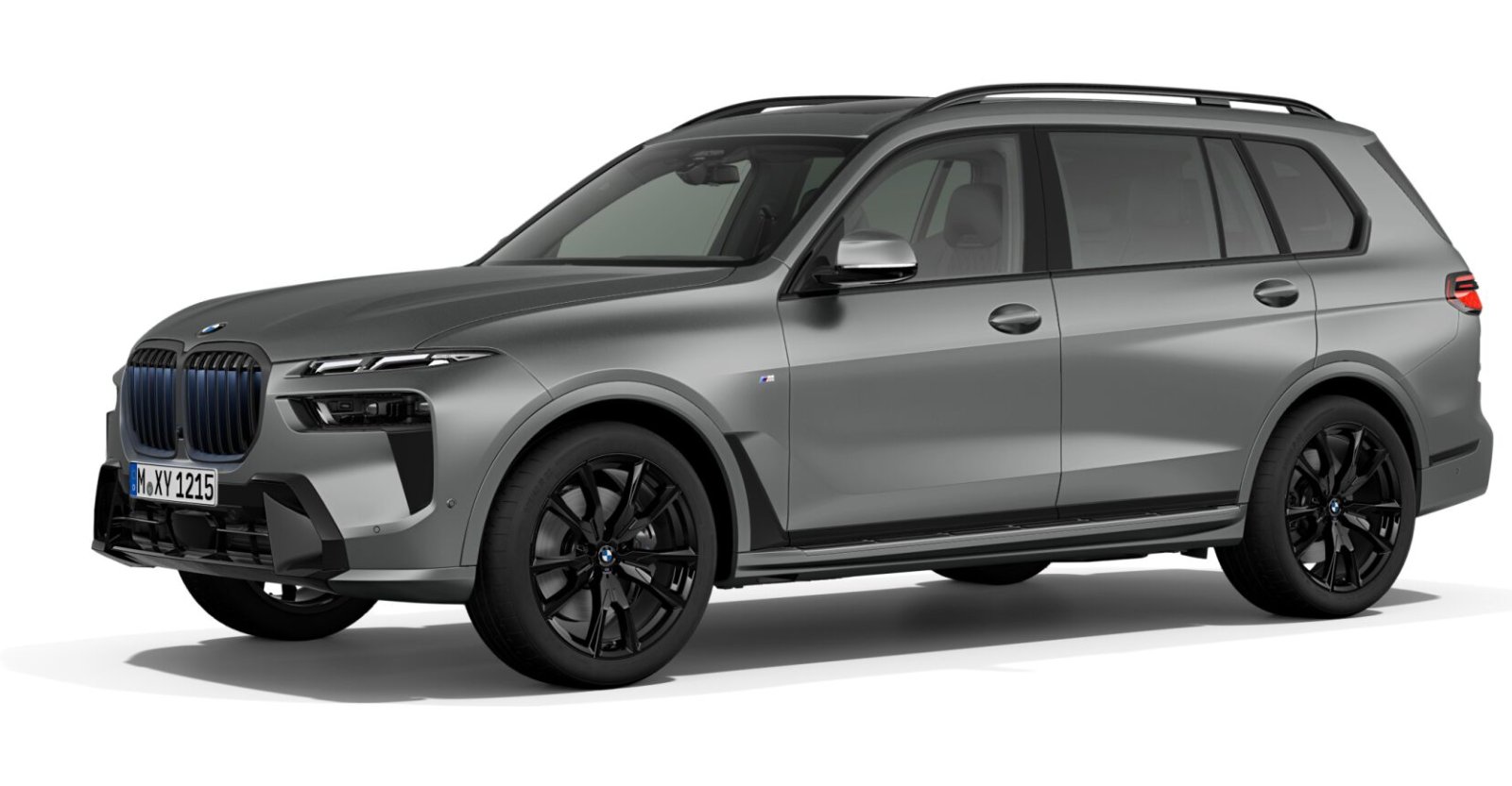 BMW X7 xDrive40d in Grau von vorne BMW X7 xDrive40d in Grau von vorne
