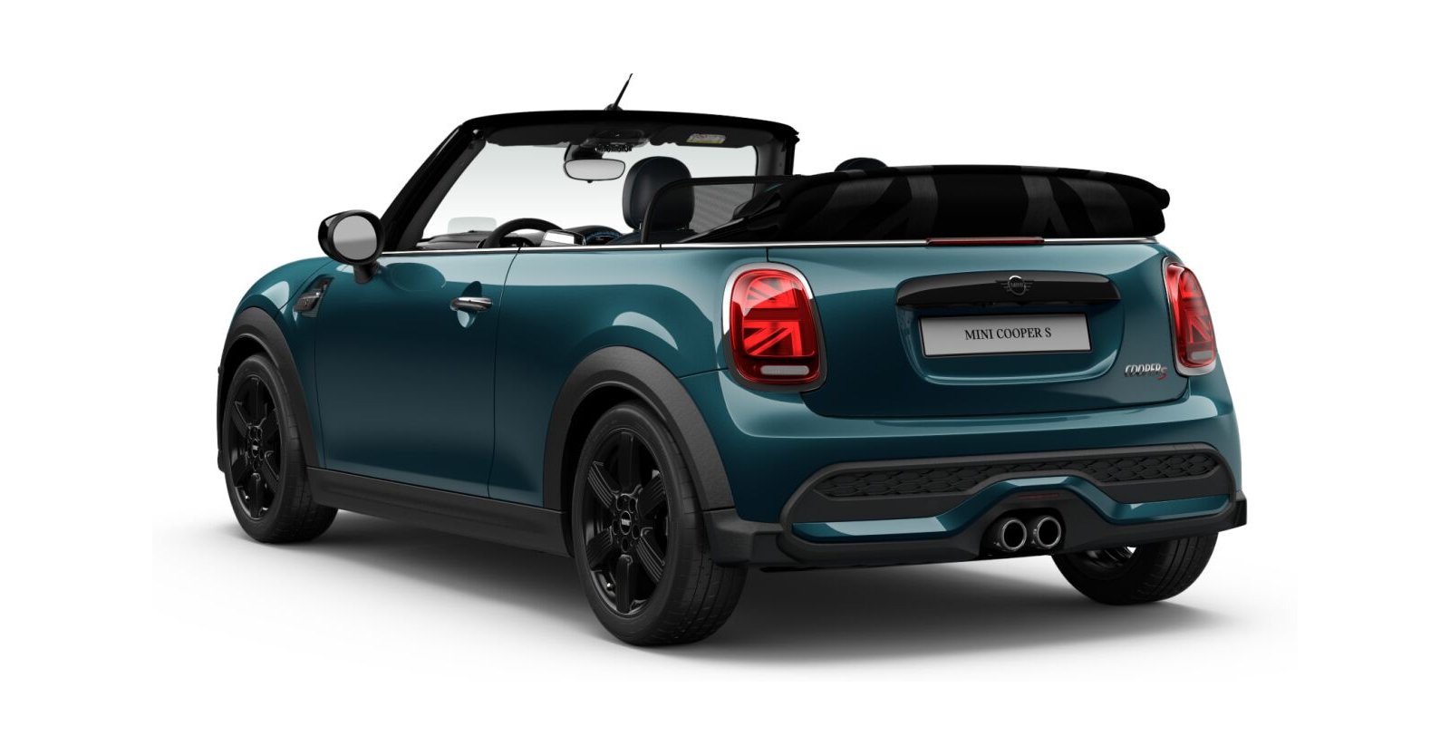 MINI MINI Cabrio in Blau von hinten MINI MINI Cabrio in Blau von hinten