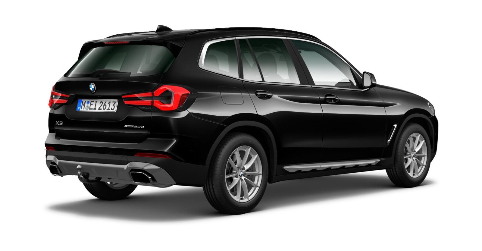 BMW BMW X in Schwarz von hinten BMW BMW X in Schwarz von hinten