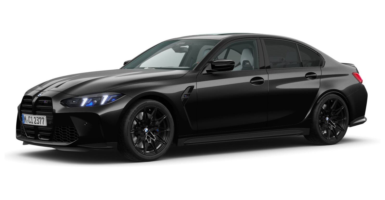 BMW BMW M in Schwarz von vorne BMW BMW M in Schwarz von vorne