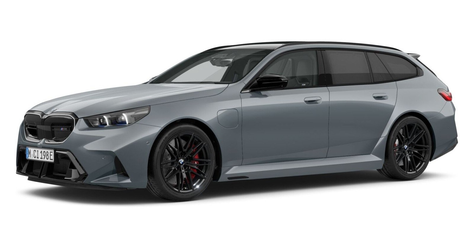 BMW M5 Touring in Grau von vorne BMW M5 Touring in Grau von vorne