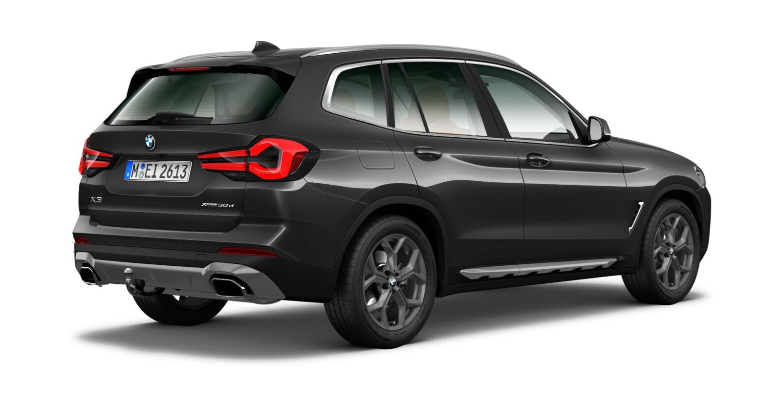 BMW BMW X in Grau von hinten BMW BMW X in Grau von hinten