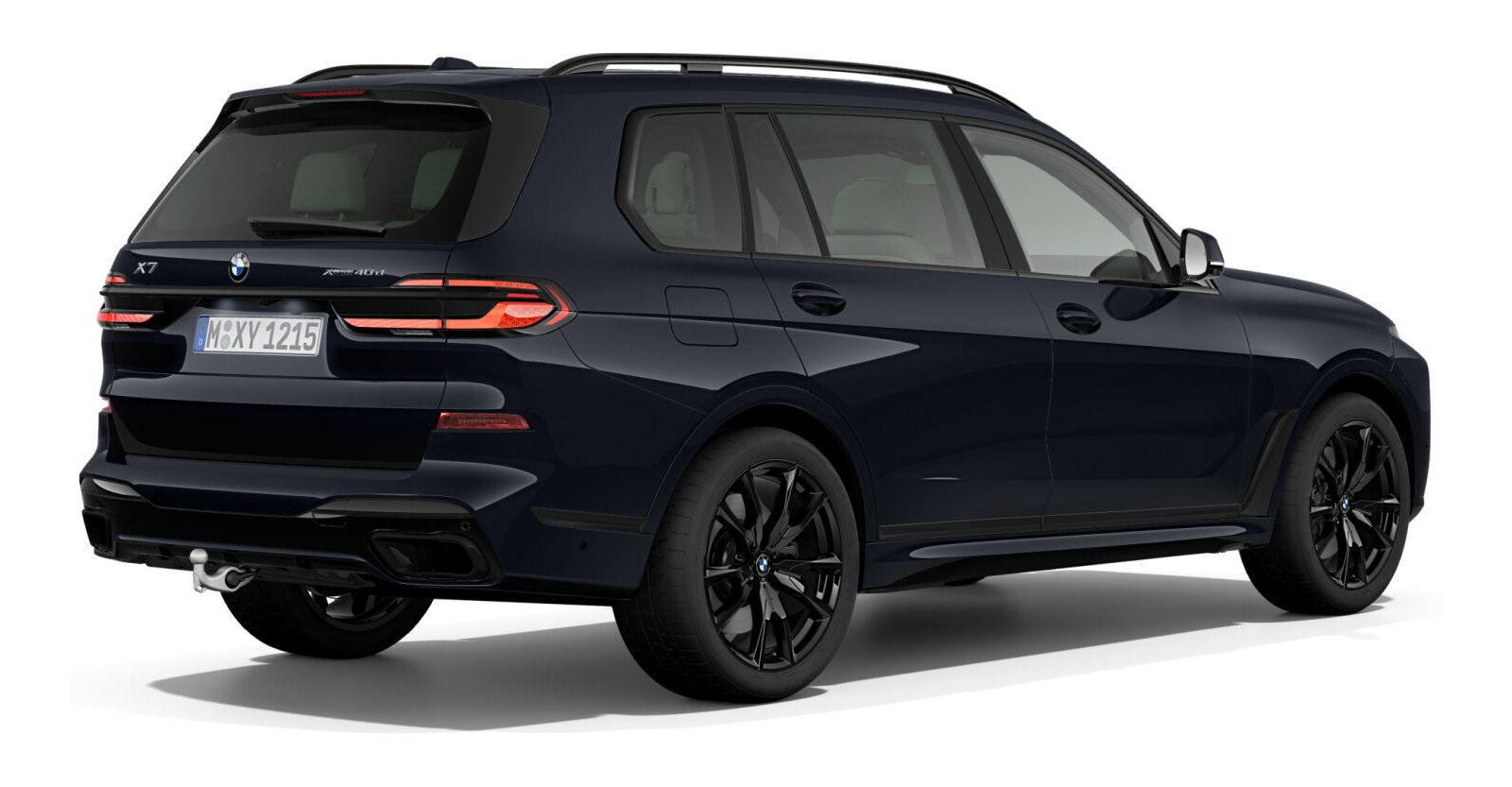 BMW BMW X in Schwarz von hinten BMW BMW X in Schwarz von hinten