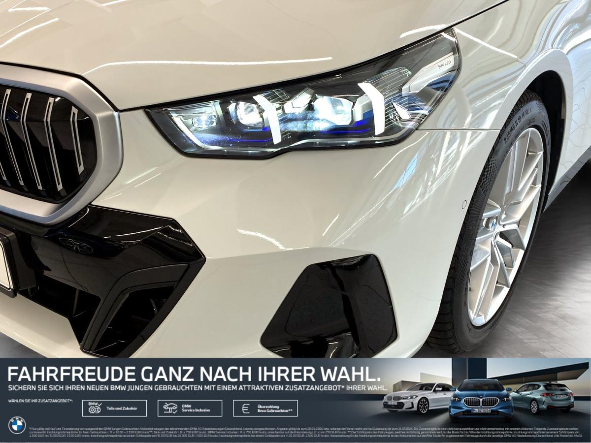 BMW 520d Touring mit Detailansicht auf die Felgen