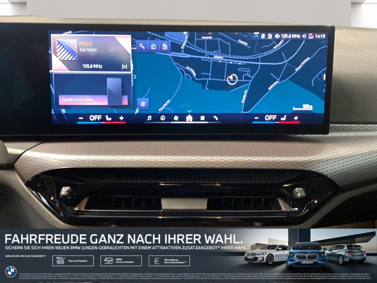 BMW 420d Gran Coupe von hinten in Weiß