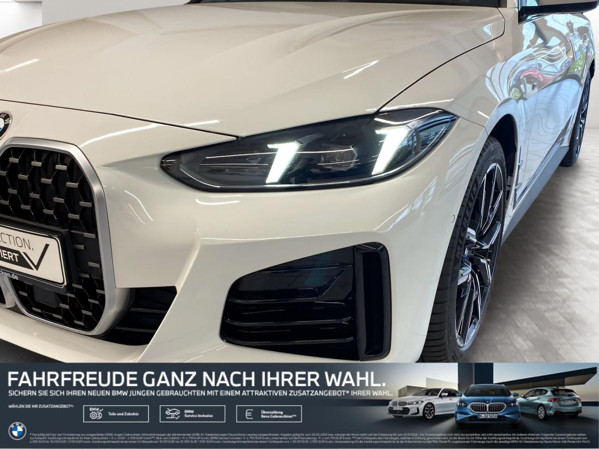 BMW 420d Gran Coupe mit Detailansicht auf die Felgen