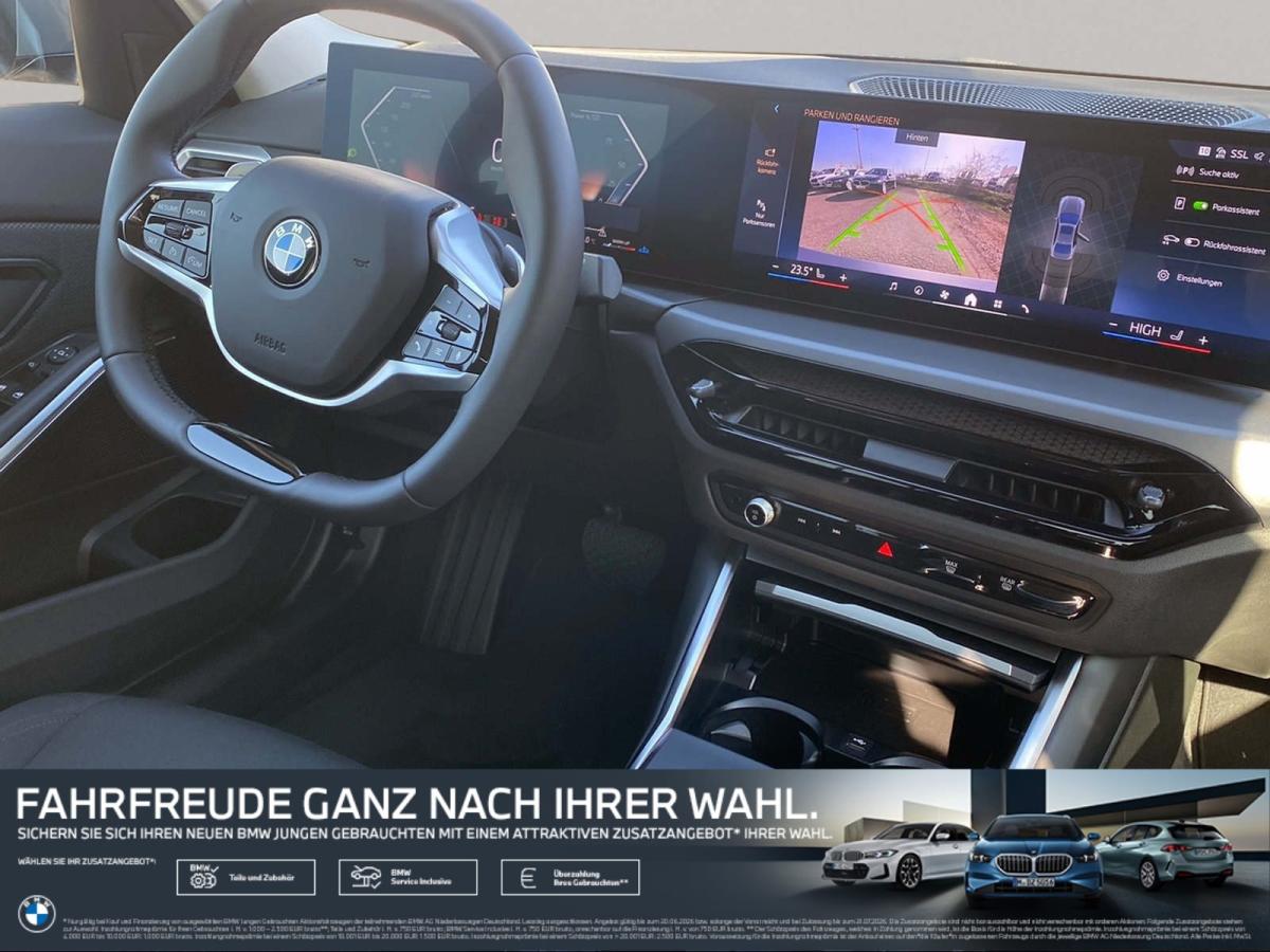 BMW 318d Limousine im Innenraum